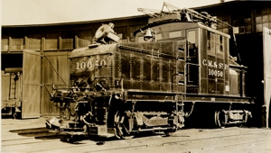 Loco 10050 after collision with Loco 10220