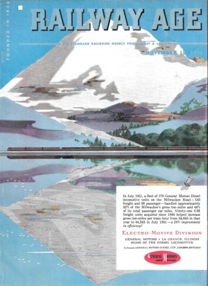EMD Front Cover, Railway Age, 1951