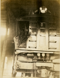 Locomotive 10210 after sideswipe at Josephine