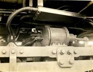 Rear truck of Locomotive 10105A.