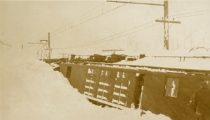 Locomotive 10101 derailed in slide near Kyle