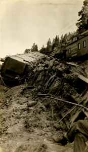 Locomotive 10101 near Garrison