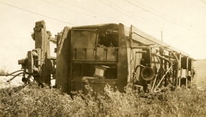 Forward unit after wreckage cleared